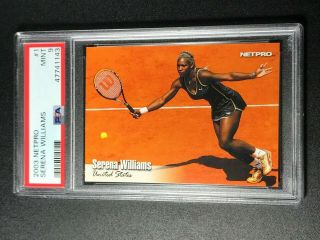 Serena Williams 2003 Netpro 1 Rookie Card Rc Psa 9 Tennis Legend Future Hof (a)