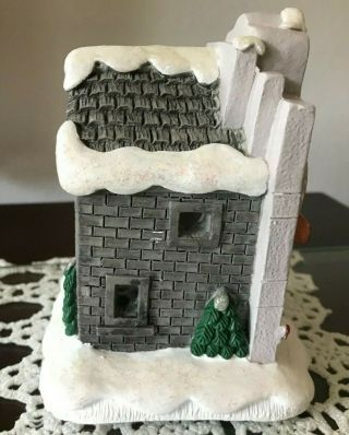 Vintage Holiday Christmas House Market Hand Made & Painted Clay / Ceramic 2