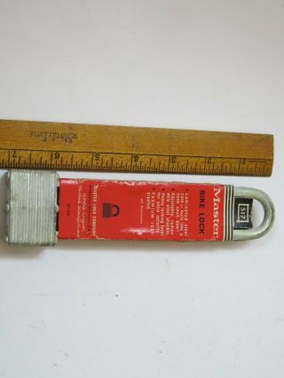 Vintage Master Bike Lock with 5 1/4 