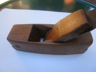 Vintage Wooden Smoothing Plane By York Tool Co.  Blade By Auburn Tool Co.
