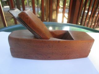 Vintage Wooden Smoothing Plane by York Tool Co.  blade by Auburn Tool Co. 2