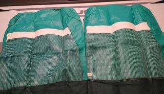 1960 - 69 Chevrolet Corvair Upholstery Seat Covers Set Nos Green White 2 Tone