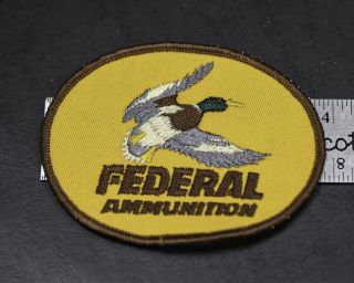 Federal Ammunition Shooting Patch Mallard Duck 1970 
