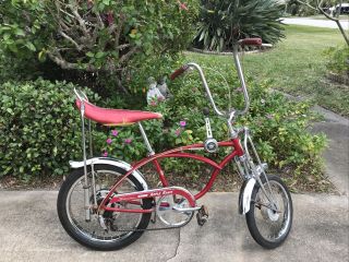 1972 Schwinn 5 - Speed Apple Krate Stingray Disc Brake Muscle Bicycle Barn Find