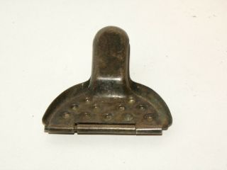 Vintage Silver Citro Lemon/lime Squeezer Press.  Patina Just Nicely Old