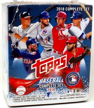 2018 Topps Complete Baseball Factory Set Rookie Chrome Edition Blowout Cards