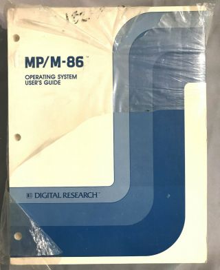 Digital Research Mp/m - 86 User,  System,  Programmer Reference Guides In Wrapper