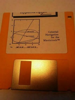 Ithistory (198x) Software: Hypernavigator Celestial Navigation (apple Mac) 3.  5 "