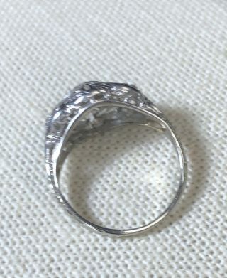 RESERVED FOR dbog8465 - Antique Art Deco Ring Size 6.  25 to 8.  5 5