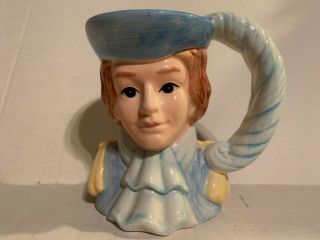 Vintage Applause Disney Prince Charming 3d Image Art Pottery Ceramic Coffee Mug