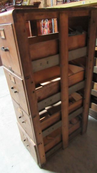Library Bureau Solemakers Oak File Cabinet Antique 3