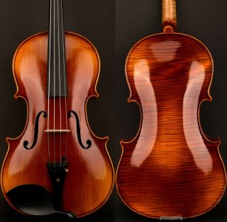 5star Pro Master Antique Stradivari Style 16 " Viola European Wood Open Deep Tone