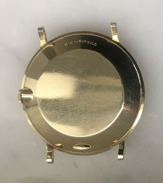 Longines 14K Gold Large Round Classic Vintage Men ' s Watch 4