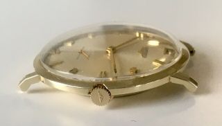 Longines 14K Gold Large Round Classic Vintage Men ' s Watch 5