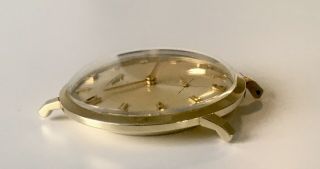 Longines 14K Gold Large Round Classic Vintage Men ' s Watch 6