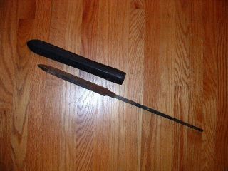 [sf055] Japanese Samurai Sword: Shimosaka Yari Spear Blade And Saya