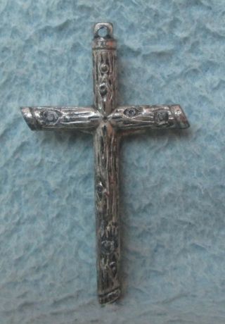 VINTAGE ITALY ROSARY CRUCIFIX Cross Jesus 2