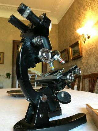 Vintage Cooke Troughton & Simms M2000 Binocular Microscope with Phase Contrast 2