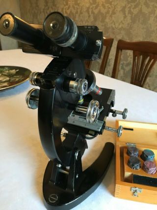 Vintage Cooke Troughton & Simms M2000 Binocular Microscope with Phase Contrast 3