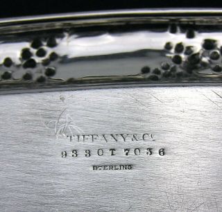 Antique Tiffany & Co.  Sterling Silver Small Tray Cherubs Cupid Trumpet Arrows 4
