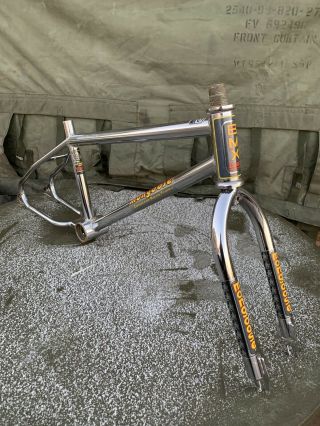 Old School Bmx Mongoose Californian Frame And Forks Made In Usa 1984 Lovely