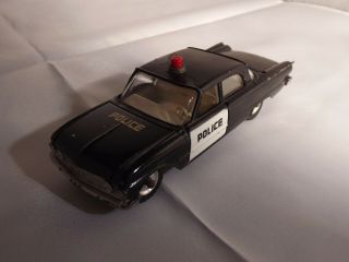 Vintage Dinky Toys Ford Fairlane Police Car - Old Repaint