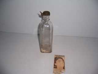 Antique Dr.  G.  H.  Michel Embalming Fluid Bottle With Ozoform Concentrated Label