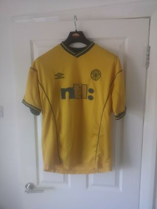 Celtic 2000/01 Away Football Shirt Retro Vintage