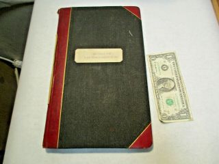 1900 - 1907 Glade Creek & Raleigh Rr Minutes Book W West Virginia Certificate Nr