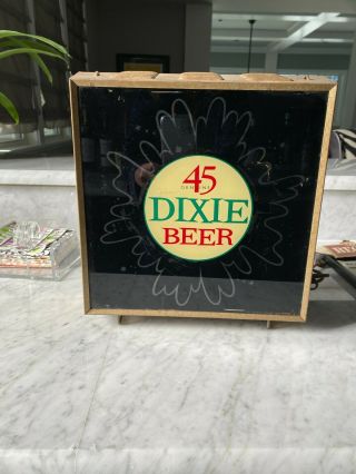 Dixie Beer Bar Light - - Antique