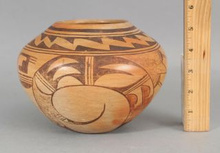 Small Antique Western Acoma,  Native American Indian Pottery Bowl,