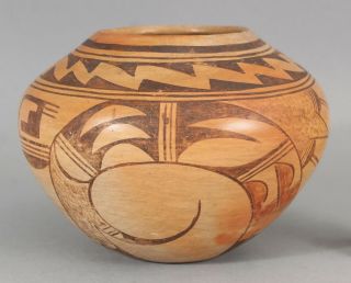 Small Antique Western Acoma,  Native American Indian Pottery Bowl, 2