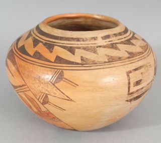 Small Antique Western Acoma,  Native American Indian Pottery Bowl, 5