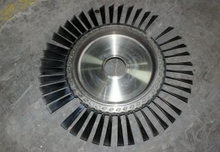 Final stage Turbofan from Jet Engine aircraft SU - 22 (4) 2