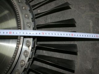 Final stage Turbofan from Jet Engine aircraft SU - 22 (4) 4