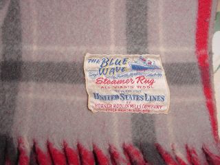 SS UNITED STATES LINES Promanade Deck Blanket / Top 2