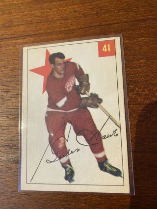 1954 - 1955 Parkhurst Gordie Howe Detroit Red Wings 41