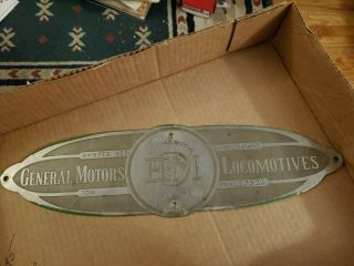 Emd Builder Plate Northern Pacific F9a 7007a (2/1955) (serial 20324)