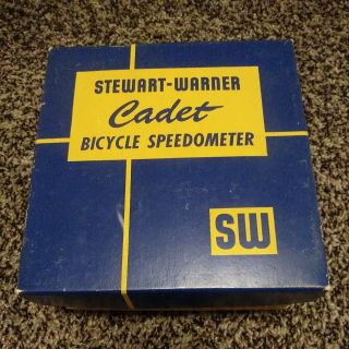Vintage Old Stock 1954 Stewart Warner Cadet Speedometer