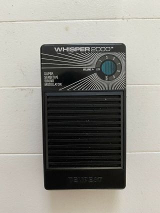 Vintage 1989 Tempest Whisper Ws - 2000 Sound Modulator Hearing Amplification