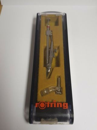 Vintage Rotring Drop Compass Made In Germany Collectable.  (a)