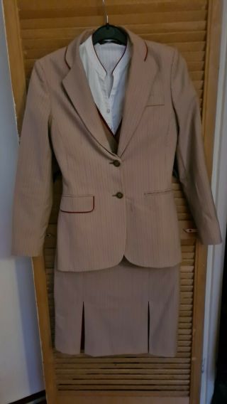 Emirates Airline Female Cabin Crew Set Of Uniform Size 6/8/10 Uk With Shoes