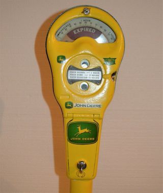 Custom John Deere Themed Vintage Park - O - Meter Parking Meter Display Pop