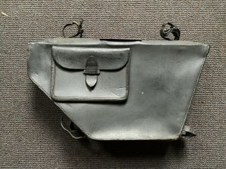 Vintage Swiss Army Bicycle Storage Box Tool Bag Prewar Military Bike Memorabilia