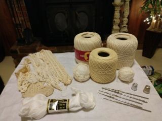 Vintage Crochet Thread & Accessories