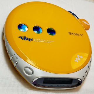 Vintage Sony Yellow Psyc Cd Walkman D - Ej360 G - Protection