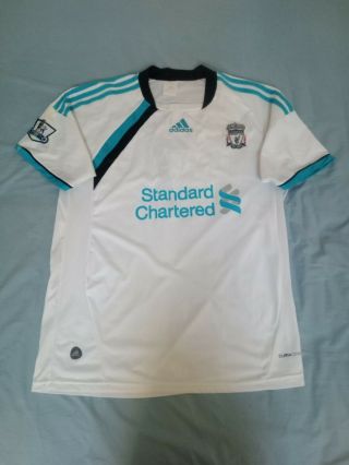 Vintage Liverpool Fc Away Football Shirt 2011 - 2012 Size Xl 7 Suarez