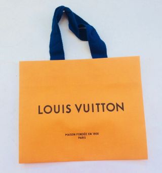 2x Vintage Louis Vuitton LV Gift Present Shopping Paper Shopper Carrier Bag 2