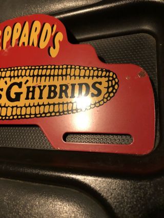 Vintage Peppard’s Funks Ghybrids Metal License Plate Topper Not Porcelain 6