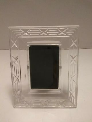 Vintage Waterford Crystal Radcliff 2 " X 3 " Photo Picture Frame,  Germany